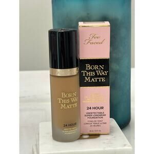 Too Faced NIB Born This Way Matte Longwear Liquid Foundation 1.0 fl oz Sand